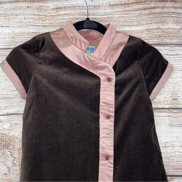 Luli and Me velvet and satin dress - Picture 2 of 6